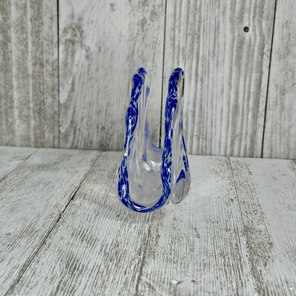 Vintage Violetta Hand Cut 24% Lead Crystal Napkin Holder Letter Holder Poland - Picture 5 of 6